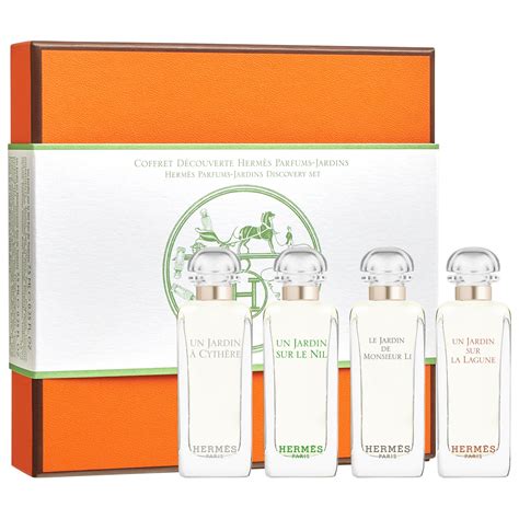 hermes perfume set sephora|hermès mini fragrance discovery set.